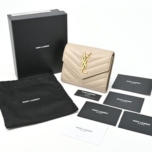 Saint Laurent Monogram Trifold Wallet 403943BOW019607 - Picture 10 of 10